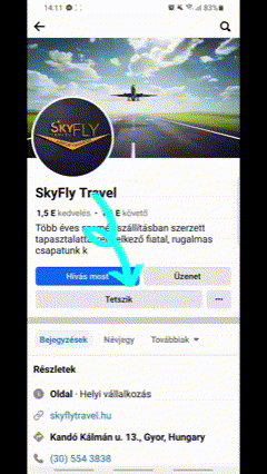 SkyFly FB Like